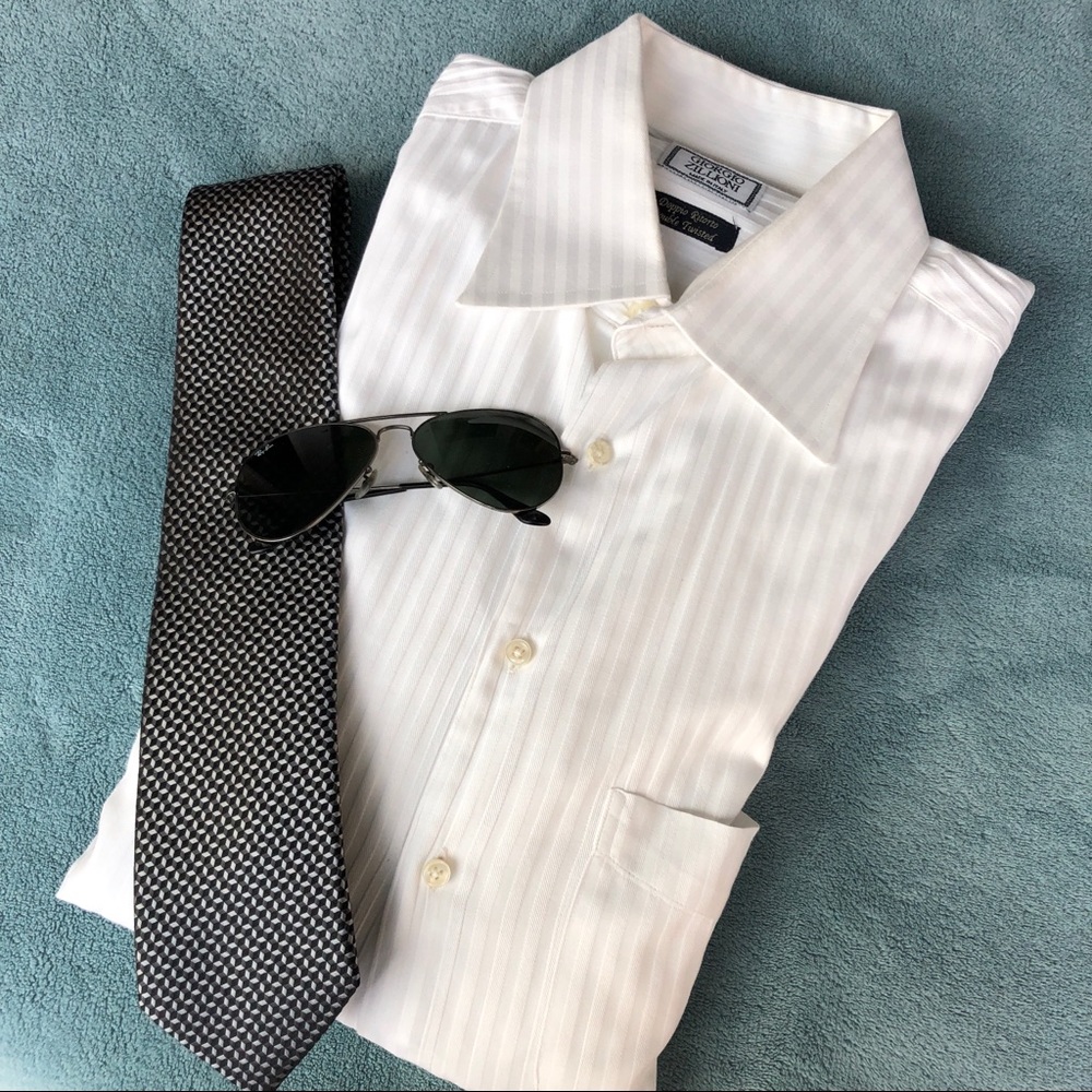 Giorgio Zillioni white dress shirt